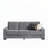 Corduroy Fabric 3-Seater Sofa-1331550183