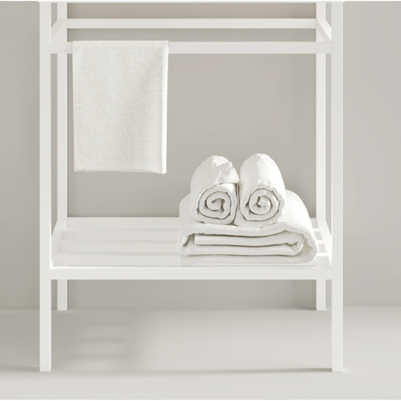 Tablettes de salle de bain en fer 24 po sans lavabo 24 po Merriwood, Blanc