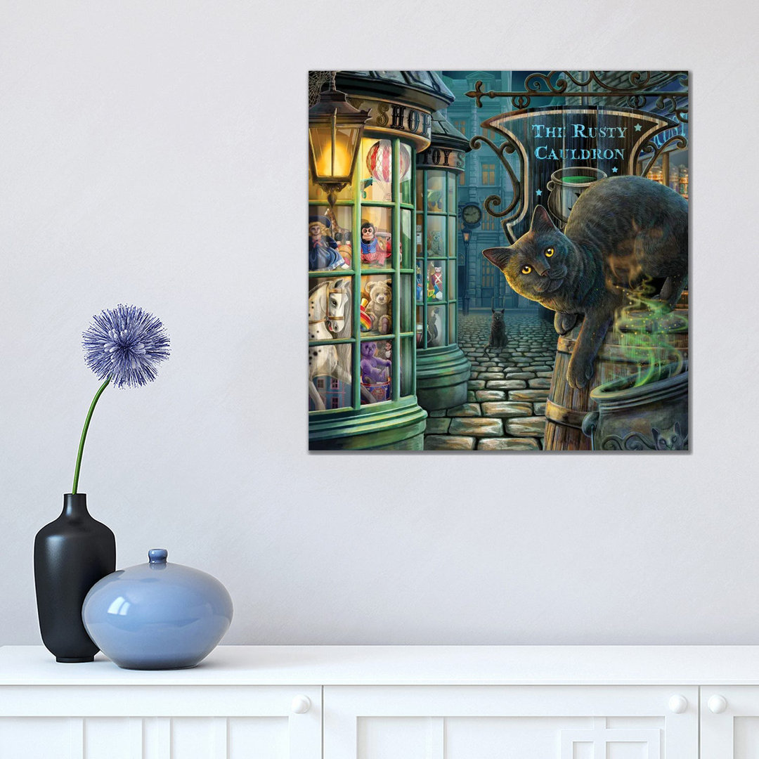 The Rusty Cauldron by Lisa Parker - Wrapped Canvas Art Prints