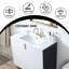 Ensemble de meuble-lavabo simple blanc 36 po-173521684