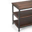 TV Media Stand - Dark Cognac Brown