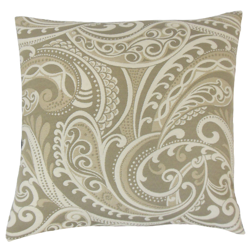 Polyester Damask Sham Set, Standard, Linen