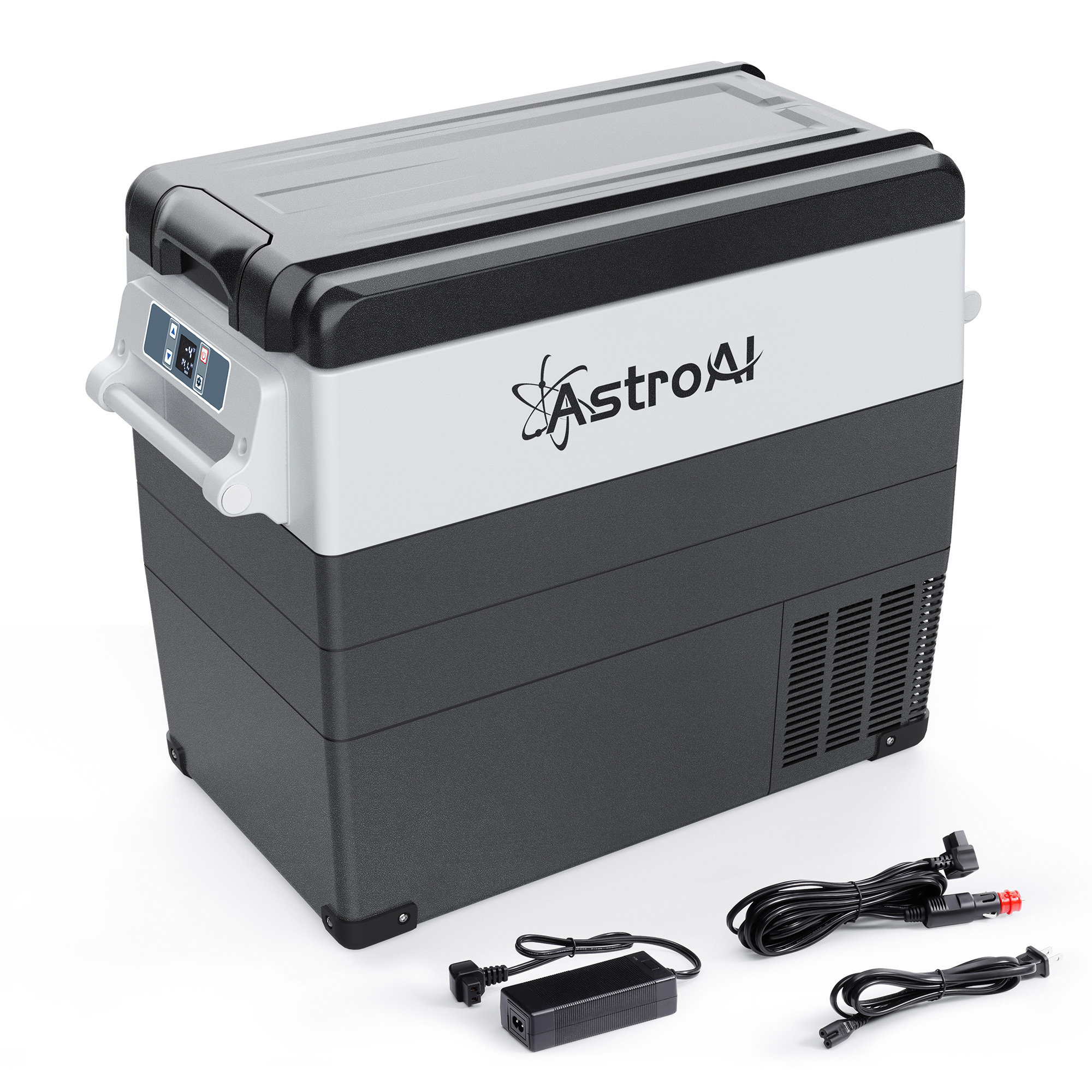 AstroAI Portable 1.94 Cubic Feet Garage Ready Frost-Free Undercounter  Upright Freezer with Adjustable Temperature Controls and LED Light
