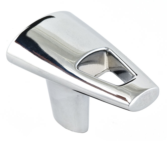 Tribal 1 1/2" Length Knob, Polished Chrome