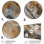 Or et gris effet marbre III Or et gris effet marbre III sur métal, impression-1294639446