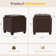 Upholstered Storage Ottoman – Multi-Functional Footrest & Hidden Storage