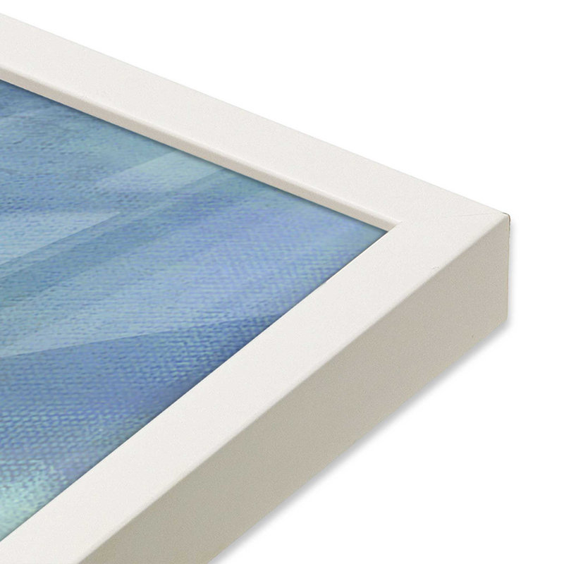 Luminscent Dusk II, Cadre ouvert à coins ouverts, blanc opaque, H 37 po x l 25 po