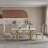 Leeanna Faux Marble Top Metal Base Dining Table-1068390415-1068390414