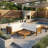 ARROWSTONE 4-Piece Outdoor Patio Sectional Set — Left & Right Bench, Corner Chair & Coffee Table, Weather-Resistant Wicker Conversation Set for Backyard, Garden, Deck, Poolside (Full Set)