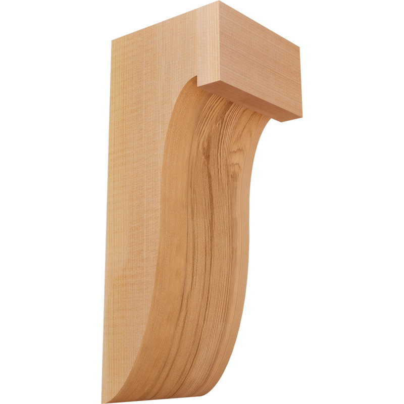 Del Monte Corbel, H 14 po x l 5,5 po x P 6 po, Lisse, Cèdre rouge