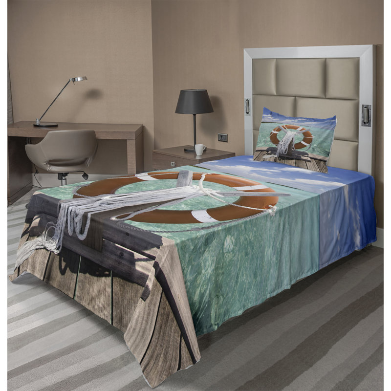 Microfiber Sheet Set, Twin Sheet Set with Fitted Sheet and 1 Pillowcase