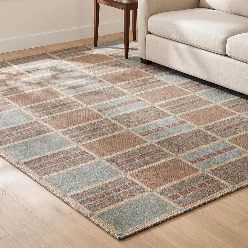 Claudina Geometric Indoor Rug, Rectangle 5'3" x 7'