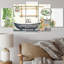 Natural Bathroom Decor VII - Impression sur toile - 5 panneaux