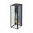 Black 14.25 inch black and glod iron finish wall sconce