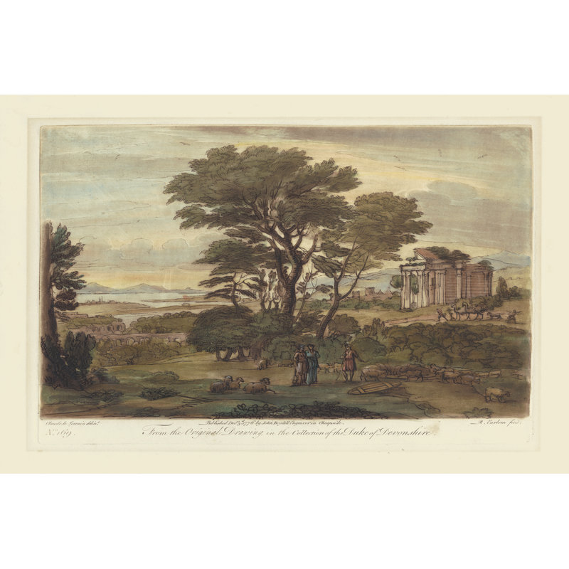 Italian View I by Claude Lorrain - Wrapped Canvas Print, 61cm H x 91cm W x 3.8cm D