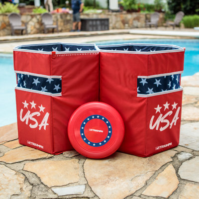 Patriotic Disc Flyerz Backyard Target Game