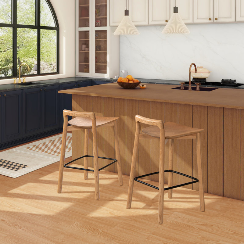 Palmer Solid Wood Counter Stool