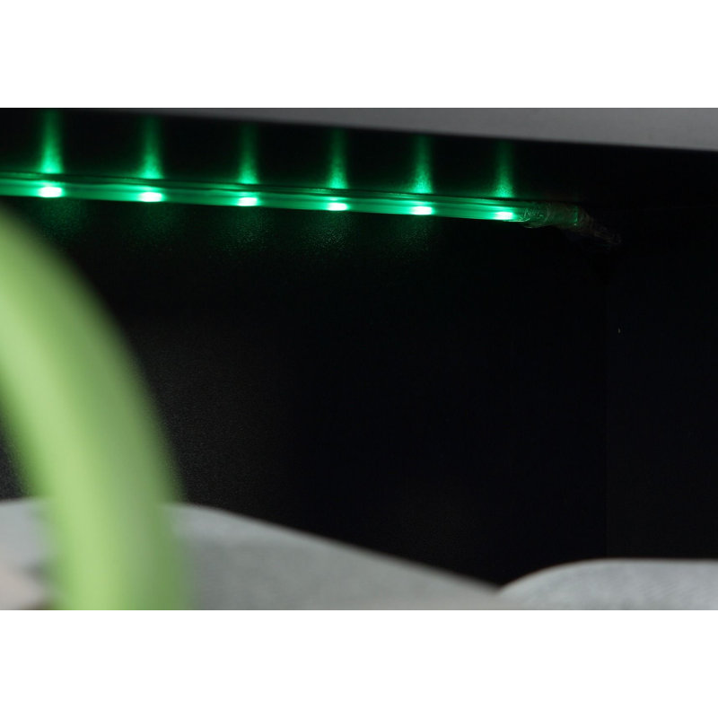 Social Changing Led L-Shape Computer Desk