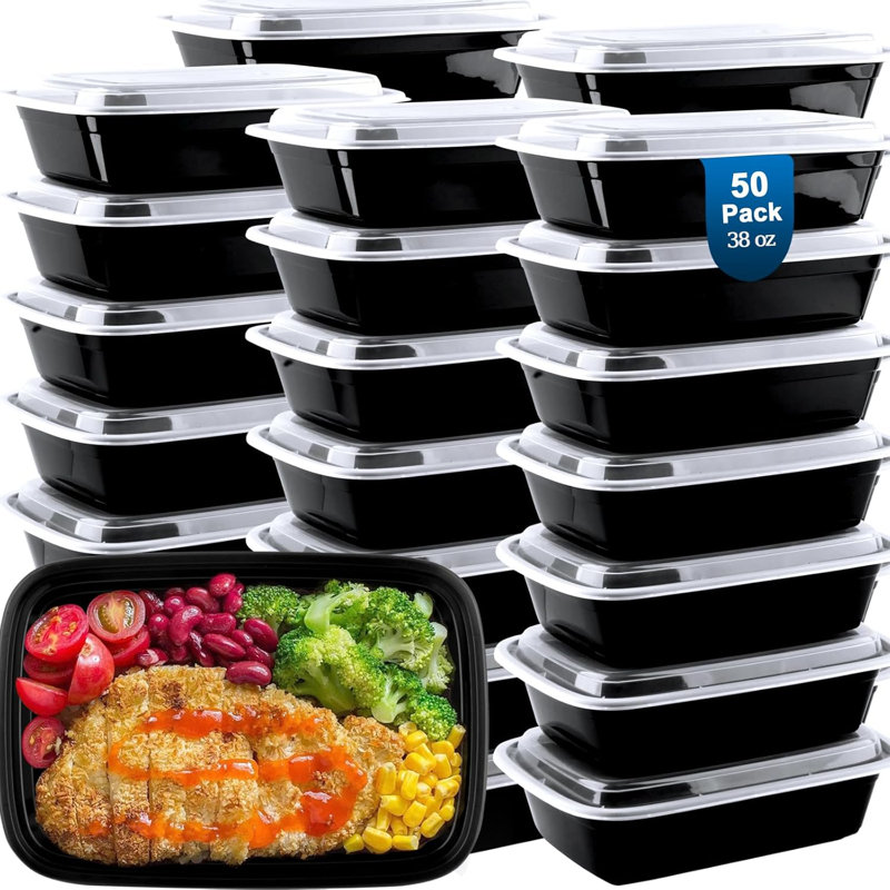 38 oz. Contenant alimentaire (ensemble de 50)