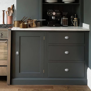 Paquet de 10 boutons d'armoire ovales - Poignées de tiroir pour commode, cuisine et garde-robe - Quincaillerie robuste en alliage de zinc