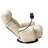 Rotatable Lounge Chair In Beige With Extra Soft Seat And Adjustable Features Head Waist Support 360 Degree Spin-822636218