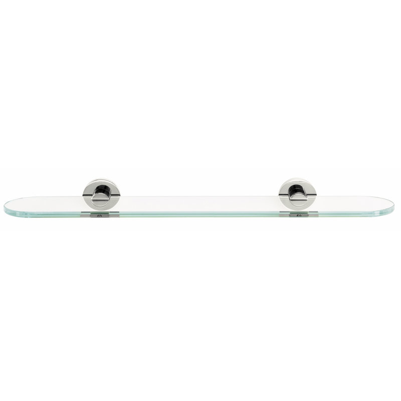 Wall Shelf, Polished Chrome, 2" H x 24" W x 5" D