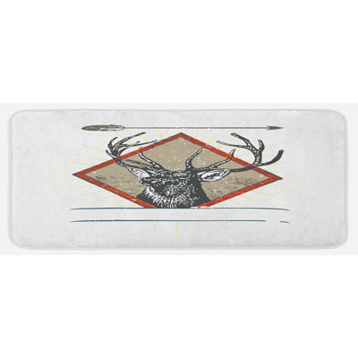 Rustic Polyester Kitchen Mat
