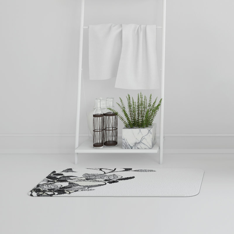 Ajournee Non-Slip Backing Bath Rug