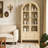 70.28" Tall Arched Kitchen Pantry