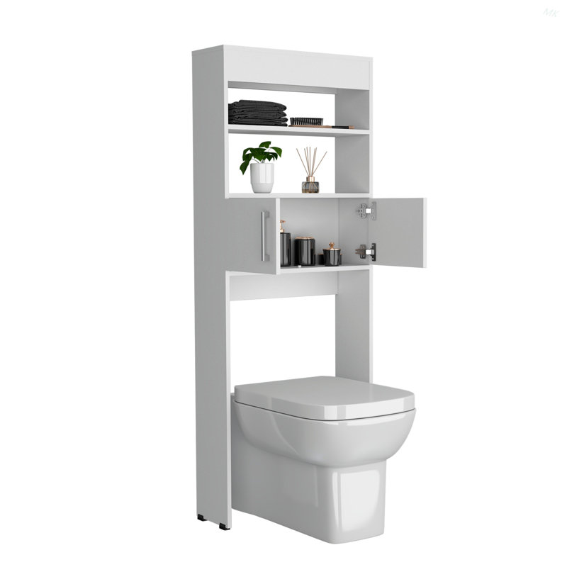 Armoire au-dessus de la toilette Madrid, double porte, deux tablettes