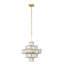Luminaire suspendu cubique 6 lumières