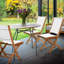 Outdoor Teak Dining Side Chair-1400971287