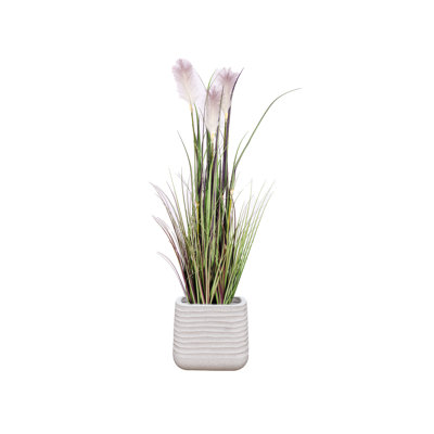 54,57 po Faux roseau en pot