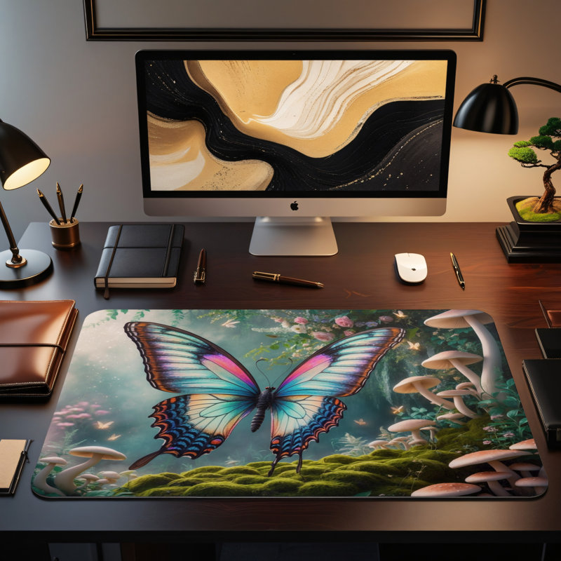 Polyester Desk Pad, 31.5x15.5