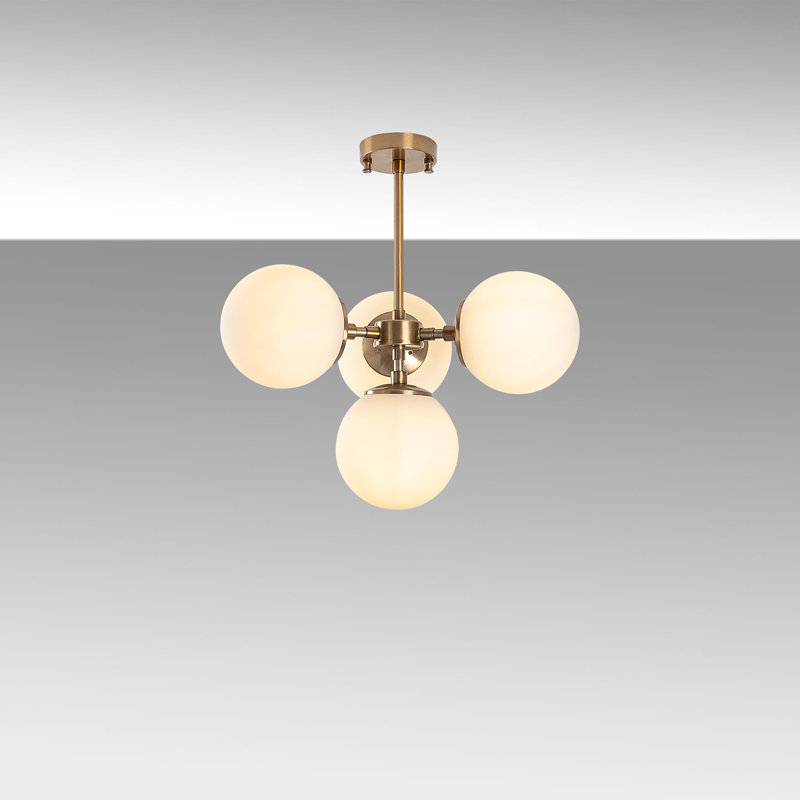 Madiun 4 - Light Unique/Statement Chandelier, Rose Gold