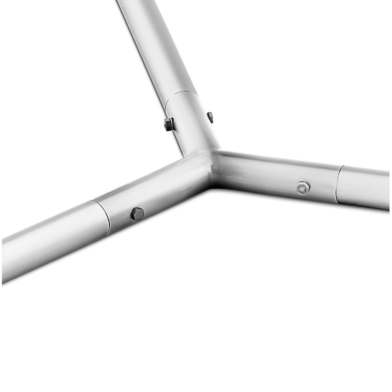 Balancelle d'extérieur en acier inoxydable TiiPii Bed, Chrome poli