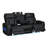 DUBAI 3PC Black Power Reclining Set