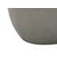 Lighting, H 20 po, lampe de table, béton gris, abat-jour ivoire / crème, contemporain