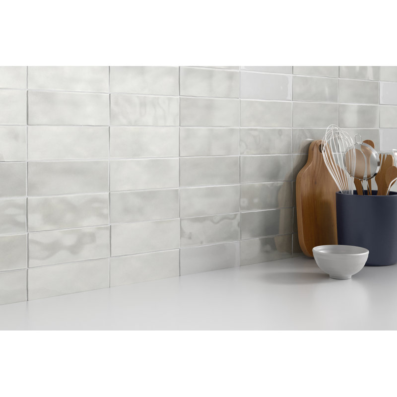 Passion 2.56 W x 7.87 L Tile, Blanco