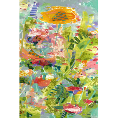 " Lime Garden II " by Tara Funk Grim Painting Print