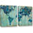 Map of the World by Silvia Vassileva 2 Piece Print Set on Canvas-86445933-86445932