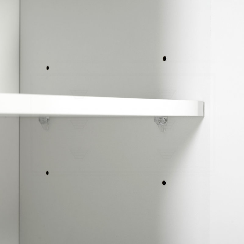 Armoire de rangement pour 18 paires de chaussures avec banc, Blanc