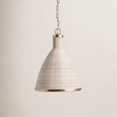 Maskia Single Light Rattan Pendant