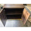 Buffet en noyer de style Mid-Century pour salle à manger et vestibule, bord arrondi, articles de couloir faciles à assembler