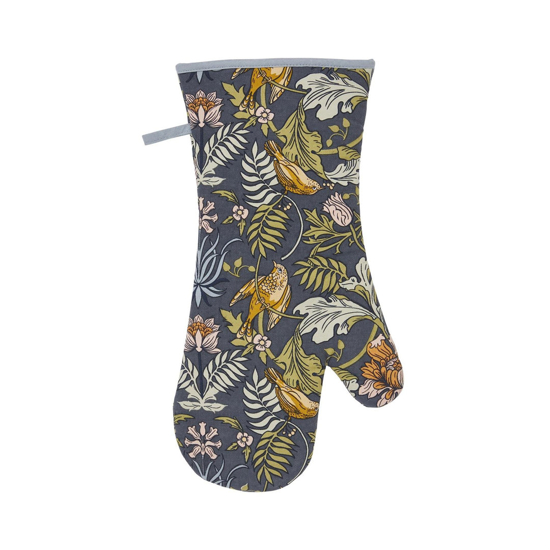 Ulster Weavers Finch & Flower Animal Print 100% Cotton Oven Glove Set