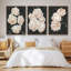 «Nighttime Flora I», ensemble de 3 toiles encadrées-97709121-97709127