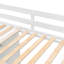 Lit mezzanine double avec garde-robe, bureau et tablettes