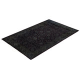 Overdyed One-of-a-Kind 4' 1" X 6' 4" Hand Knotted Area Rug