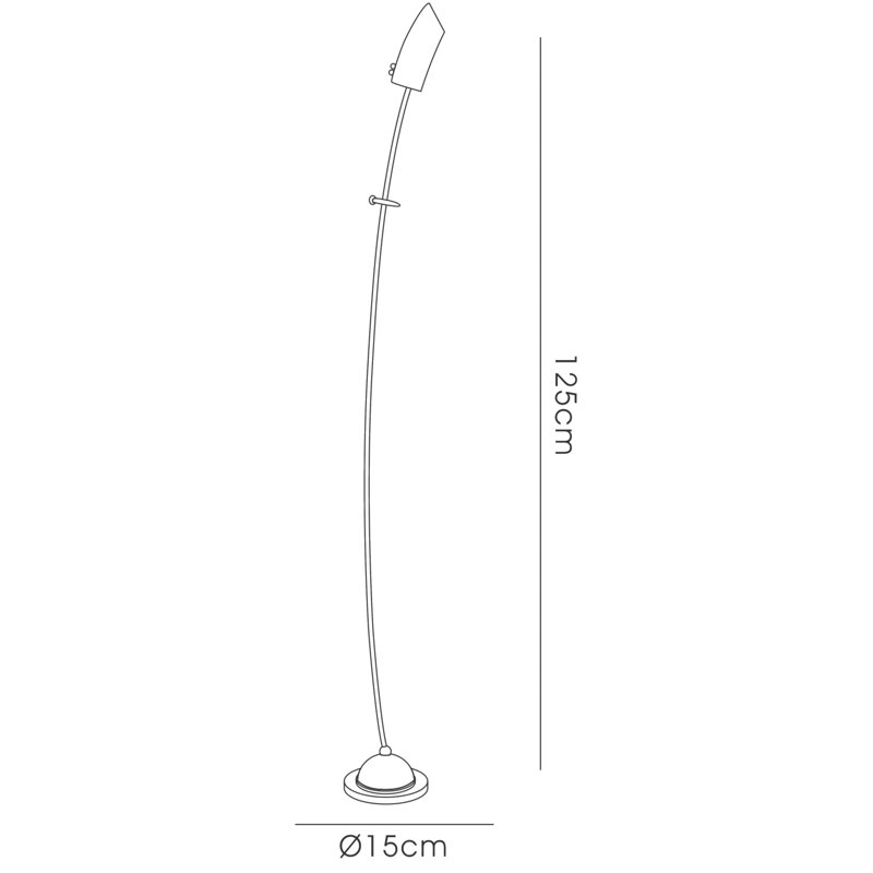 Chantemelle 125 H cm Novelty Floor Lamp