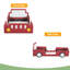 Lit plateforme simple avec roulettes-606934505
